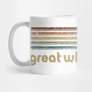 Great White Cassette Stripes Mug